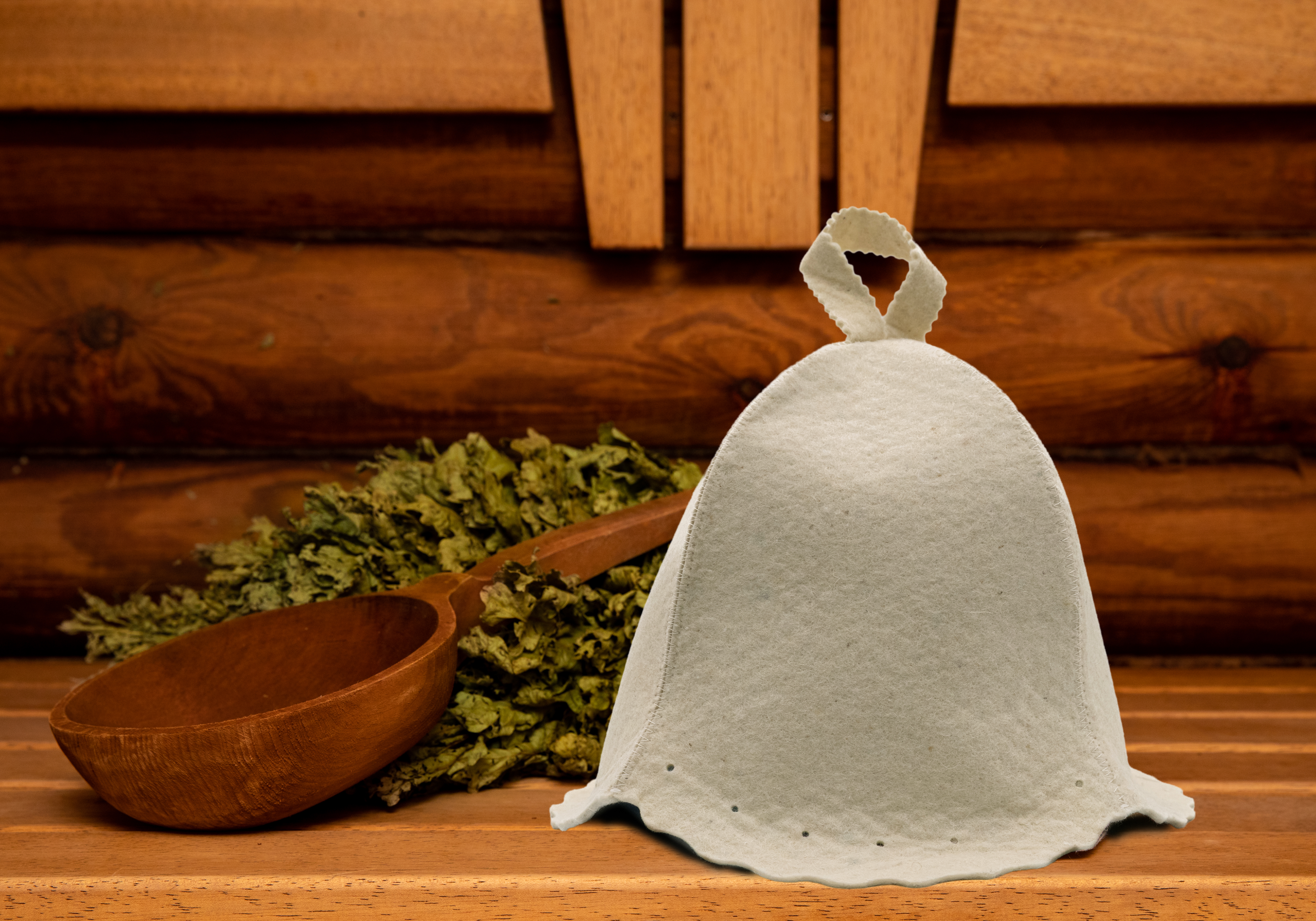 Sauna hat "White"