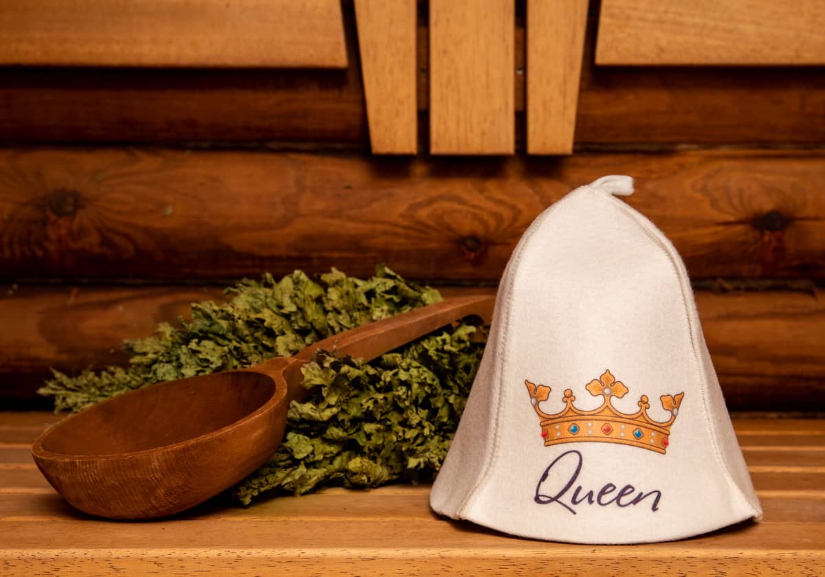 Sauna hat "Queen"