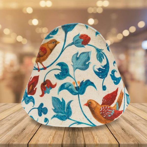 Sauna hat "Bird of paradise"