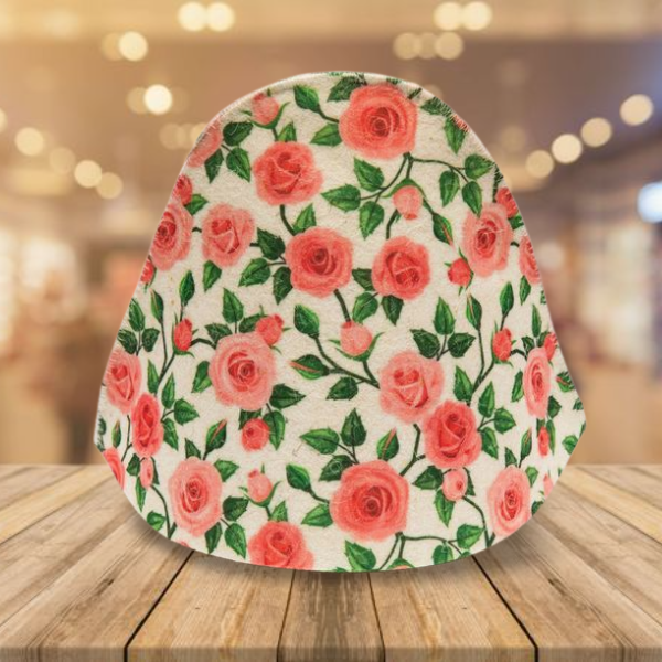 Sauna hat "Scent of roses"